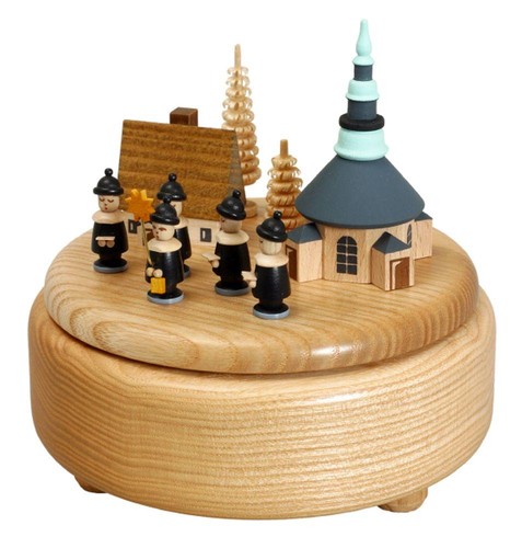 Spieldose mit spielzeugdorf - mit,