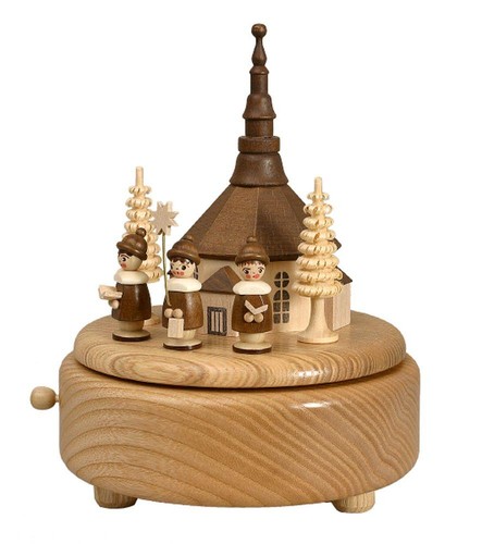 Spieldose mit kirche kurrende - spieldose,