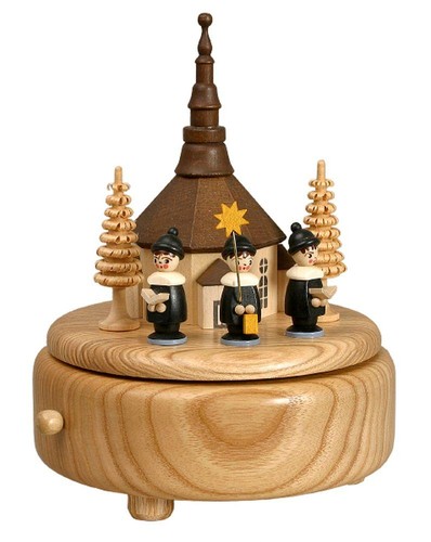 Spieldose mit kirche - mit,