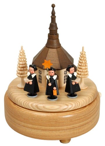 Spieldose mit kirche kurrende - spieldose,