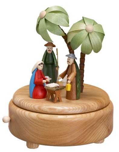 Spieldose mit christi geburt - spieldose,