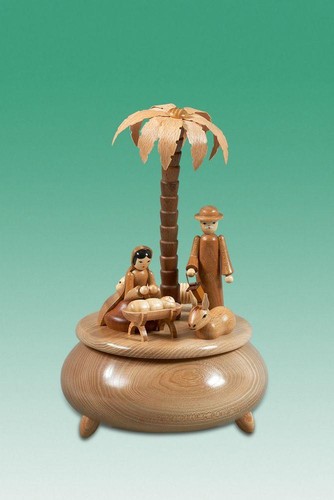 Spieldose krippe mittel natur - mittel,
